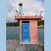 GNSS antenna on tide gauge shelter