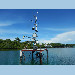 Tide gauge platform with GNSS antenna TGPM00PAN