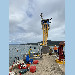 GNSS antenna and tide gauge shelter