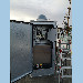 GNSS antenna on tide gauge shelter