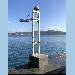 GNSS antenna and tide gauge