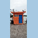 GNSS antenna on tide gauge shelter