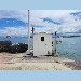Tide gauge shelter and GNSS