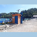 GNSS antenna and tide gauge shelter