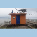 GNSS antenna on tide gauge shelter