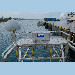 GNSS antenna and tide gauge sensor