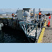 GNSS antenna and tide gauge sensor