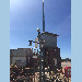 GNSS antenna and tide gauge sensor