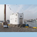 Tide station and GNSS antenna