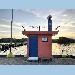 GNSS antenna on tide gauge shelter