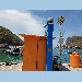 GNSS antenna and tide gauge shelter