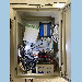 GNSS station - electrical box with receiver and battery