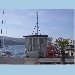 GPS antenna  on tide gauge house