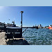 GNSS antenna and tide gauge sensor